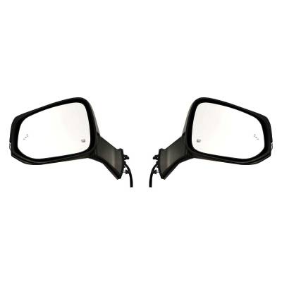 Rareelectrical - New Pair Of Mirror Compatible With Toyota Highlander Hybrid