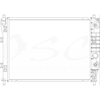 Rareelectrical - New Radiator Compatible With Part Numbers Cu2934 10353890