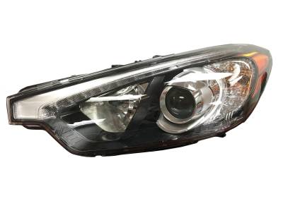 Rareelectrical - Left Driver Side Headlight Assembly Compatible With 2014-2015 Kia Forte Lx Ex Sx 1.8L Nu Dohc 4-Cyl