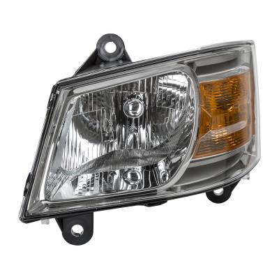 Rareelectrical - New Left Driver Halogen Headlight Assembly Compatible With 2008-2010 Dodge Grand Caravan Se Sxt C/V