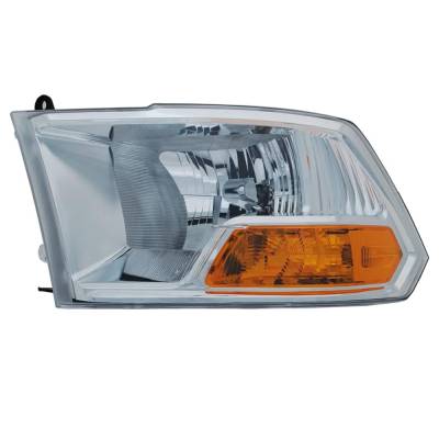 Rareelectrical - New Driver Headlight Compatible With 2009-2012 Dodge Ram 1500 Standard Extended Crew Cab 2010 Ram