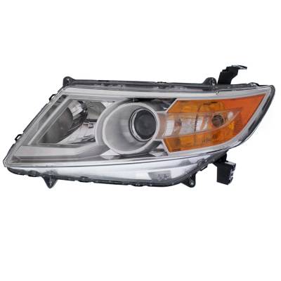 Rareelectrical - New Left Front Hid Headlight Compatible With 2011-2013 Honda Odyssey Touring Elite 3.5L V6 I-Vtec