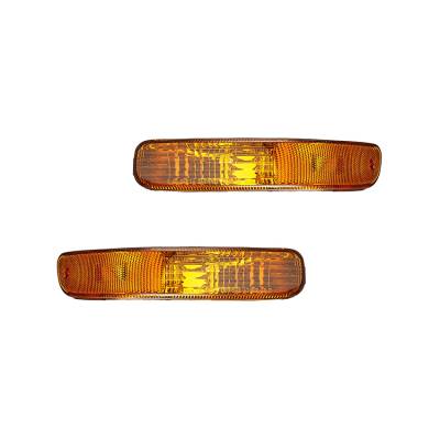 Rareelectrical - New Turn Signal Lights Set Of Two Compatible With Jeep Liberty 2002 2003 2004 55155910Ac Ch2521139