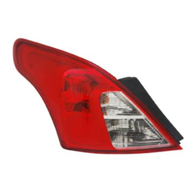 Rareelectrical - New Left Tail Light Compatible With Nissan Versa Sedan 2012-2015 Ni2800194 26555-3An0a 265553An0a
