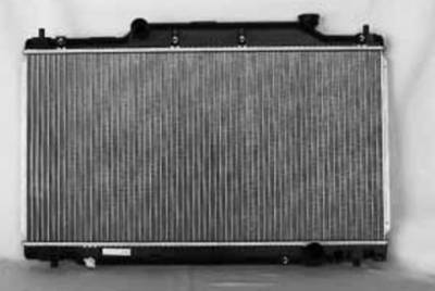 Rareelectrical - New Radiator Assembly Compatible With Honda 02-05 Civic 2.0L L4 1998Cc 122 Cid Hatchback Cu2574 2663