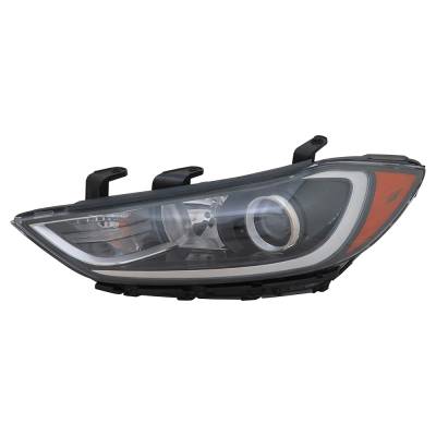 Rareelectrical - New Left Headlights Compatible With Hyundai Elantra Eco Sedan 2017 2018 By Part Numbers Hy2503206