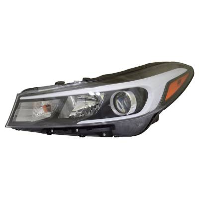 Rareelectrical - New Left Halogen Headlight Compatible With Kia Forte5 Sx Hatchback 4 Door 1.6L 2017 2018 By Part