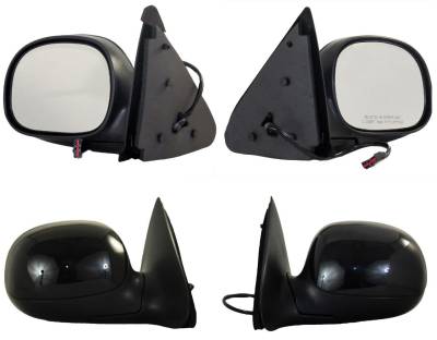 Rareelectrical - Left Driver & Right Passenger Side Door Mirror Compatible With 1997-2001 Ford F-150 Ford F-250 Power