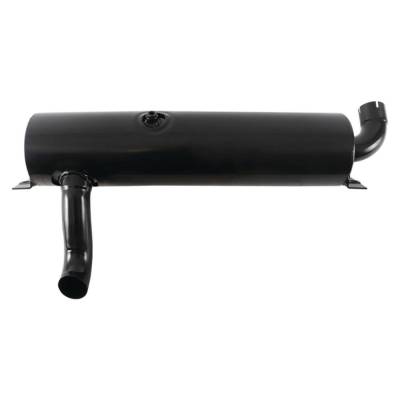Rareelectrical - Underhood Exhaust Muffler Compatible With Bobcat S150 S160 S175 S185 S205 Skid Steer Loader T180
