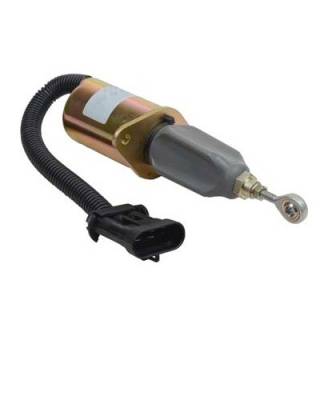 Rareelectrical - Fuel Shutdown Solenoid Compatible With Cummins 6Ct 8.3L 1994-1998 Dodge Ram 3" Motorhome Ford