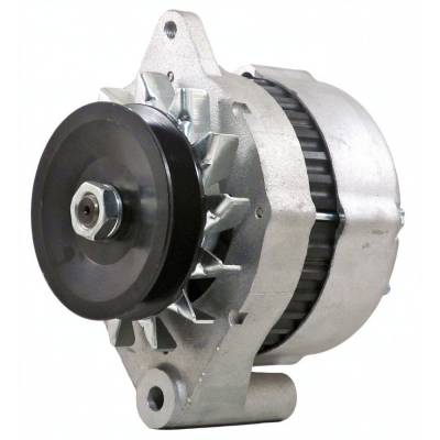 Rareelectrical - New 12V 37A Alternator External Regulator Compatible With 1996-2007 Vermeer Bc1250 Bc1250a Brush