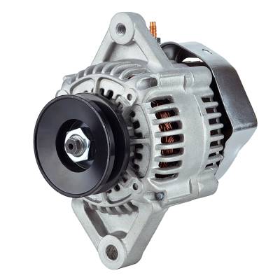 Rareelectrical - New Alternator 12 Volt 60 Amp Ir/If Compatible With Komatsu Equipment Kubota Engine 1-Groove Solid