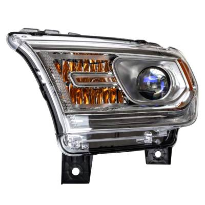 Rareelectrical - New Left Halogen Headlight Compatible With Dodge Durango Special Service Sport 2014-2015 By Part