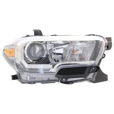 Rareelectrical - New Right Headlights Compatible With Toyota Tacoma Extended Trd Off-Road Sport Sr5 Crew Cab Pickup