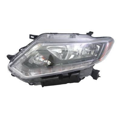 Rareelectrical - New Left Headlight Compatible With Nissan Rogue 2014-2016 26060-4Ba2a 260604Ba2a Ni2502226