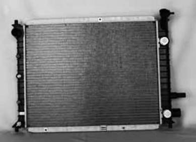 Rareelectrical - New Radiator Assembly Compatible With Ford 98-03 Escort 2.0L L4 1989Cc 121 Cid Zx2 S/R Coupe