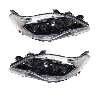 Rareelectrical - New Pair Of Halogen Headlights Compatible With Toyota Avalon Hybrid Limited Xle Plus Sedan 2.5L 2016