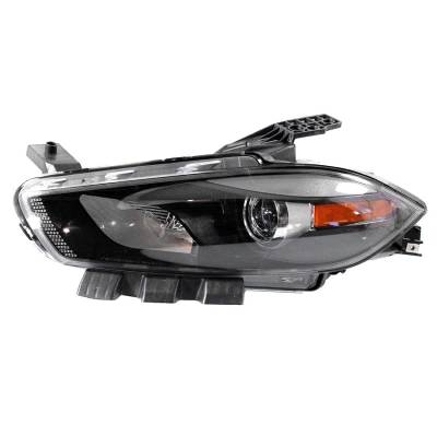 Rareelectrical - New Driver Side Halogen Headlight Compatible With Dodge Dart Aero Sedan 2013-2015 By Part Number