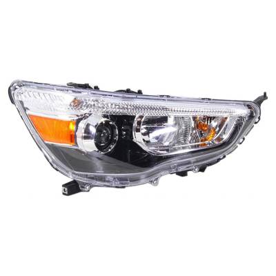 Rareelectrical - New Right Side Headlights Compatible With Mitsubishi Outlander Sport Es 2011 2012 2013 2014 2015