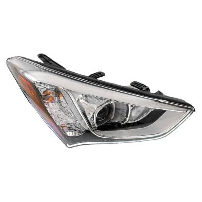 Rareelectrical - New Passenger Side Halogen Headlight Compatible With Hyundai Santa Fe Sport 2.0T Sport 2013-2016 By