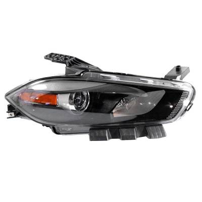 Rareelectrical - New Right Side Halogen Headlight Compatible With Dodge Dart Sxt Se Sedan 2013-2015 By Part Number