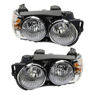 Rareelectrical - New Pair Of Halogen Headlight Compatible With Chevrolet Sonic 2012-2016 By Part Number 42390434