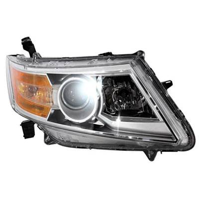 Rareelectrical - New Right Halogen Headlight Compatible With Honda Odyssey Touring Mini Passenger Van 2011-2013 By