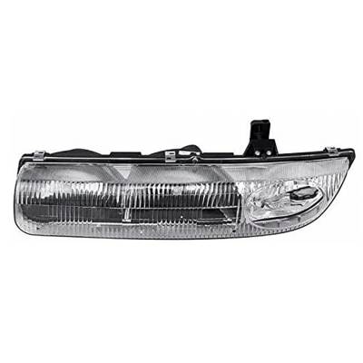Rareelectrical - New Left Headlight Compatible With Saturn Sl Sedan 1996-1999 By Part Number 21111169 Gm2502155