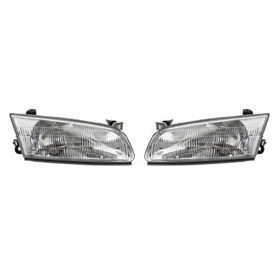 Rareelectrical - New Pair Of Headlight Compatible With Toyota Camry 1997 By Part Number 81110-Aa010 81110Aa010
