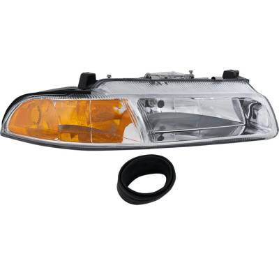 Rareelectrical - Headlight Compatible With 1995-2000 Chrysler Plymouth Cirrus Stratus Bree Right Passenger Side Dodge