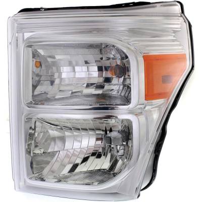Rareelectrical - New Left Headlights Compatible With Ford F-250 Super Duty King Ranch Crew Cab Pickup 4-Door 6.2L