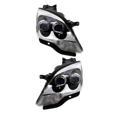 Rareelectrical - New Halogen Headlight Compatible With Gmc Acadia Slt Sport 2007-2008 By Part Number 25826764