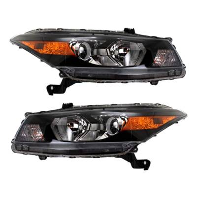 Rareelectrical - New Pair Of Headlight Compatible With Honda Accord Ex-L Coupe 2008-2010 By Part Number 33100-Te0-A01