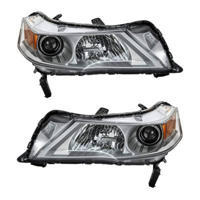 Rareelectrical - New Pair Of Hid Headlight Compatible With Acura Tl Base Sh-Awd Sedan 2010-2011 By Part Number