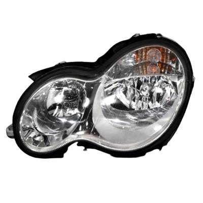 Rareelectrical - New Left Side Halogen Headlight Compatible With Mercedes-Benz C230 Sedan 2005-2007 By Part Number