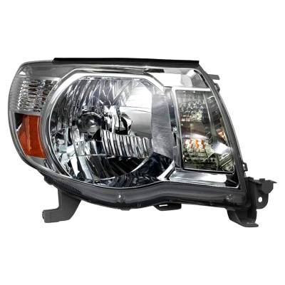 Rareelectrical - New Right Halogen Headlight Compatible With Toyota Tacoma Base Crew Cab Pickup 4 Door 2005 2006 2007