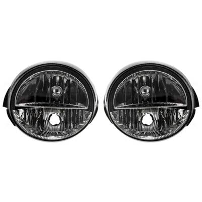 Rareelectrical - New Pair Of Headlight Compatible With Ford Thunderbird Base Convertible 2003-2005 By Part Number