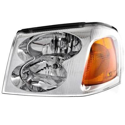 Rareelectrical - Headlight Assembly Left Driver Side Compatible With 2002-2009 Gmc Envoy Sle Sport Utility Envoy Slt