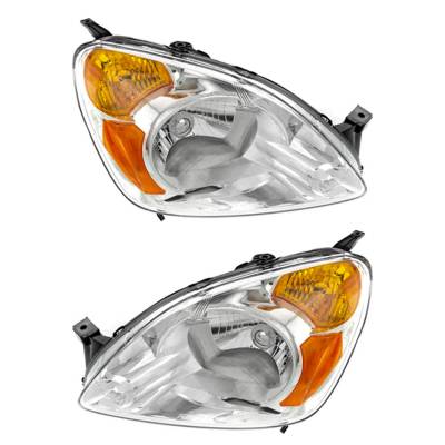 Rareelectrical - New Headlight Compatible With Honda Cr-V 2.4L 2002-2004 By Part Number 33101-S9a-A01 33101S9aa01