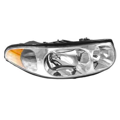 Rareelectrical - New Right Halogen Headlight Compatible With Buick Lesabre Custom Sedan 4 Door 3.8L 2000 2001 2002