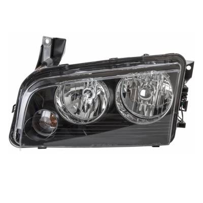 Rareelectrical - New Right Headlight Compatible With Dodge Charger Se Sxt Sedan 4 Door 3.5L 2006 2007 By Part Numbers