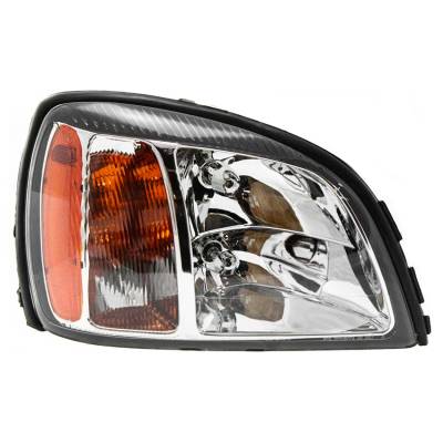 Rareelectrical - New Right Halogen Headlights Compatible With Cadillac Deville Base Hearse 4.6L 2000 2001 2002 By