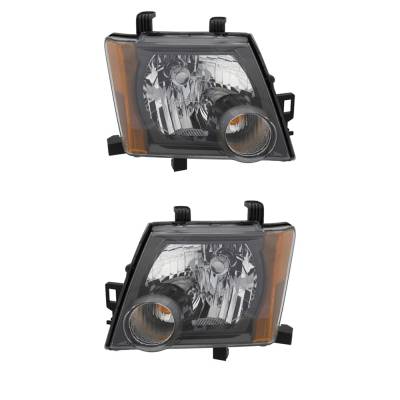Rareelectrical - New Pair Headlights Compatible With Nissan Xterra S Sport Utility 2009 2010 2011 2012 2013 2014 2015