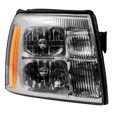 Rareelectrical - New Right Side Halogen Headlight Compatible With Cadillac Escalade Ext Crew Cab Pickup 2002 By Part