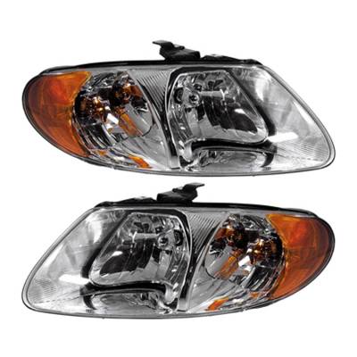 Rareelectrical - New Pair Of Headlight Compatible With Pontiac G5 Gt Coupe Base Coupe 2007-2009 By Part Number