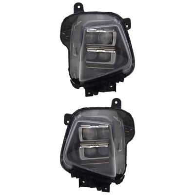 Rareelectrical - New Pair Of Headlights Compatible With Hyundai Tucson Limited Sport Utility 4-Door 2.5L 2022 2023 By