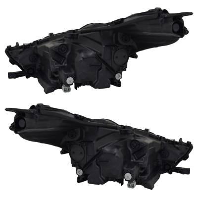 Rareelectrical - New Pair Of Headlights Compatible With Toyota Highlander Hybrid Le Sport Utility 2020 By Part