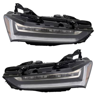 Rareelectrical - New Pair Of Headlights Compatible With Acura Tlx Base Sedan 4-Door 2.0L 2021 2022 By Part Numbers