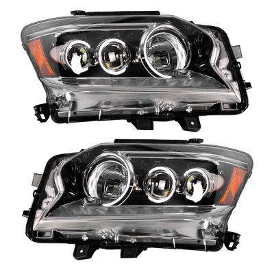 Rareelectrical - New Pair Of Led Headlights Compatible With Lexus Gx460 Luxury Sport Utility 2014 2015 2016 2017 2018