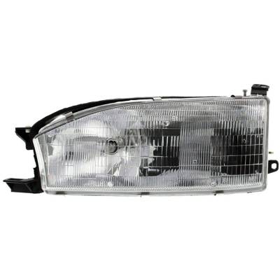 Rareelectrical - New Left Headlight Compatible With Toyota Camry 1992 By Part Number 81150-06011 8115006011 To2502105